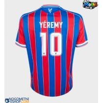 Moški Nogometni dresi Crystal Palace Yeremy Pino #10 Domači 2025-26 Kratek Rokav